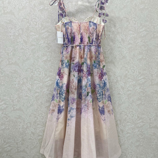 ZIMMER NEW STYLE FLORAL HALTER DRESS 272271