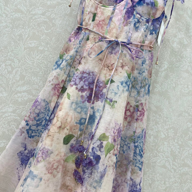 ZIMMER NEW STYLE FLORAL HALTER DRESS 272271