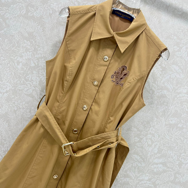 LV SLEEVELESS DRESS 272265