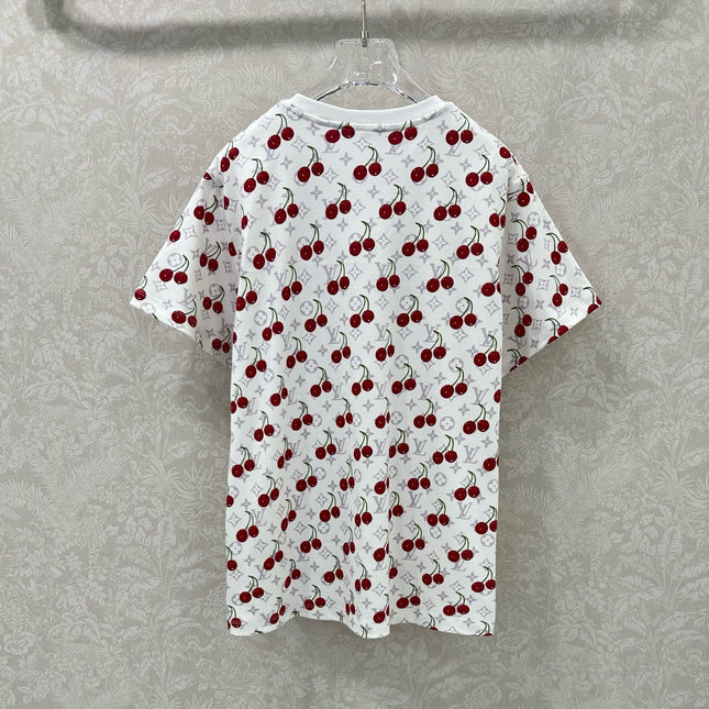 LOUIS VUITTON CHERRY BLOSSOM PRINT T-SHIRT 275068