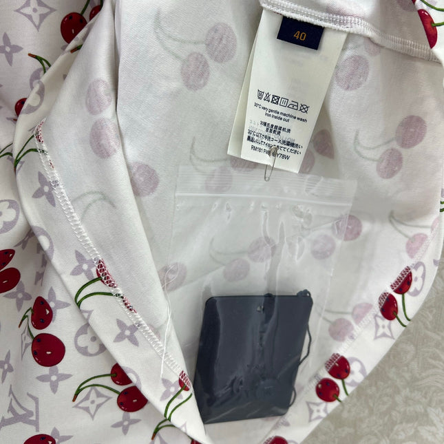 LOUIS VUITTON CHERRY BLOSSOM PRINT T-SHIRT 275068