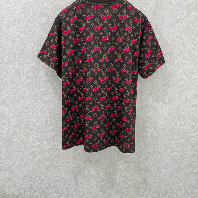 LOUIS VUITTON CHERRY BLOSSOM PRINT T-SHIRT 275069