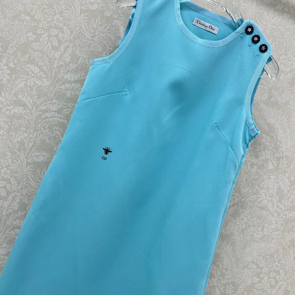 DIOR BLAZER DRESS WITH BEE EMBROIDERY 275244