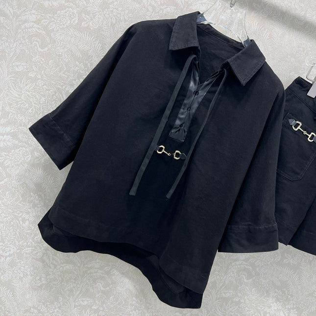 GUCCI TOP AND SHORTS SET STYLE 72