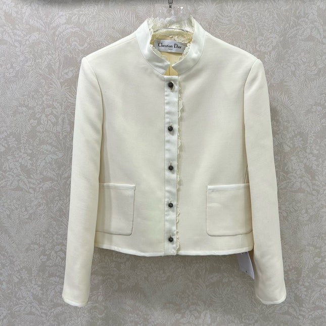 DIOR 25S SILK-BLEND KNIT JACKET STYLE 173