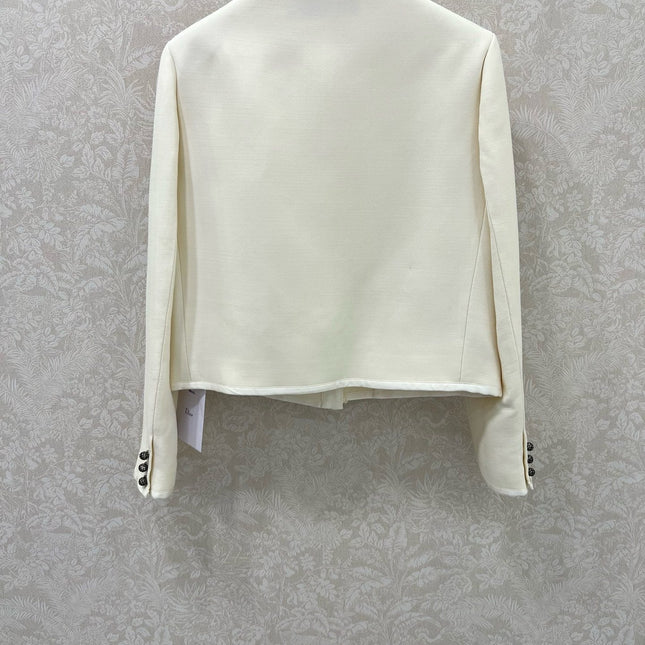 DIOR 25S SILK-BLEND KNIT JACKET STYLE 173