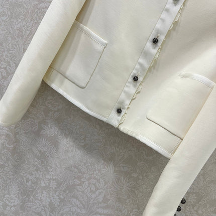 DIOR 25S SILK-BLEND KNIT JACKET STYLE 173