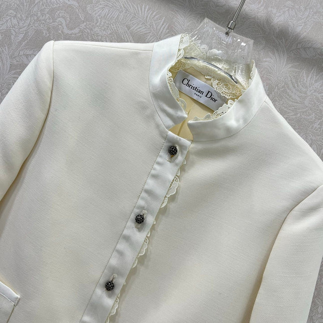 DIOR 25S SILK-BLEND KNIT JACKET STYLE 173