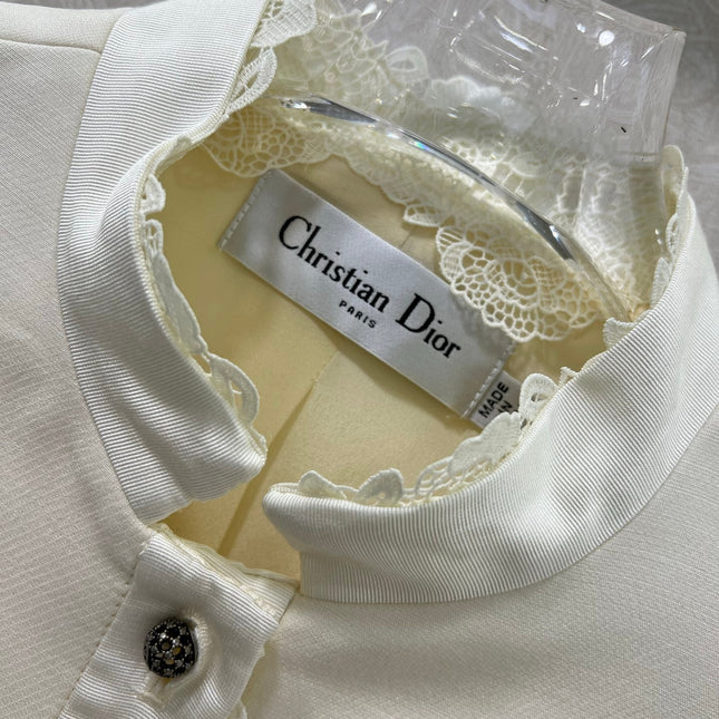 DIOR 25S SILK-BLEND KNIT JACKET STYLE 173