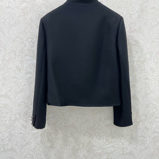 DIOR 25S SILK-BLEND KNIT JACKET STYLE 172