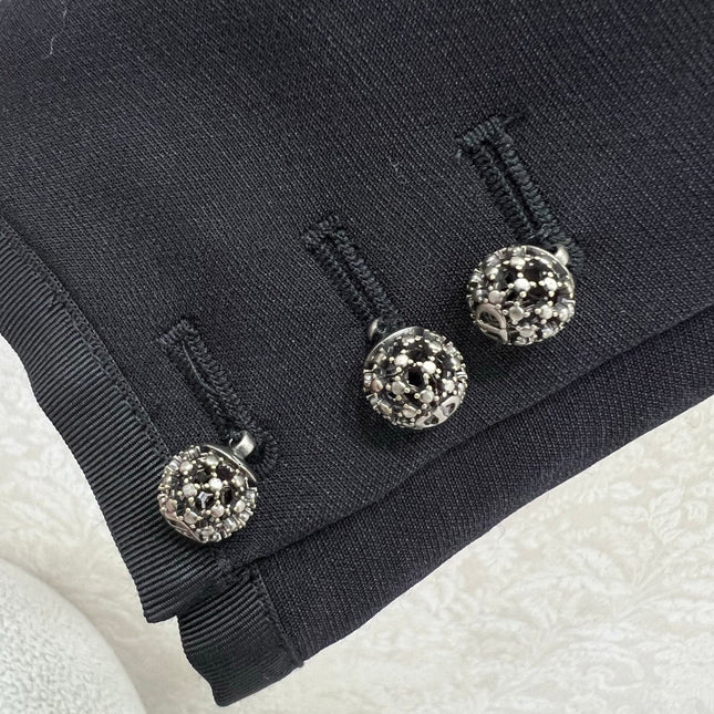 DIOR 25S SILK-BLEND KNIT JACKET STYLE 172