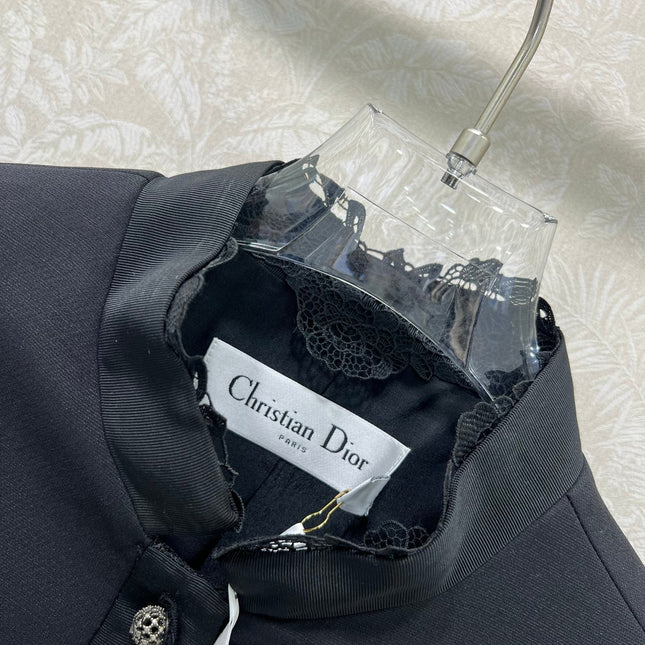 DIOR 25S SILK-BLEND KNIT JACKET STYLE 172