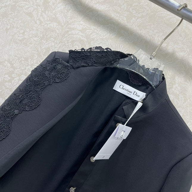 DIOR 25S SILK-BLEND KNIT JACKET STYLE 172