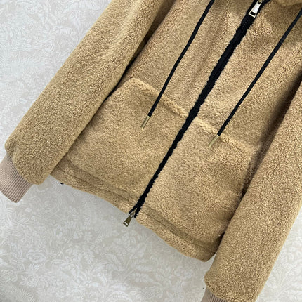 MONCLER 25S SHEARLING JACKET 302803