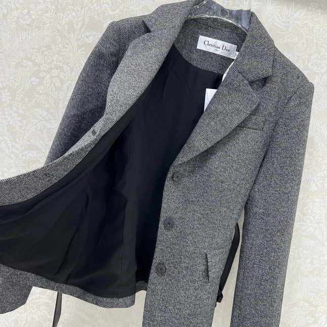 DIOR 25S BELTED KNIT CARDIGAN STYLE 012