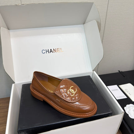 MOCCASIN 2.5 CM IN GINGERBREAD BROWN PREMIUM LAMBSKIN