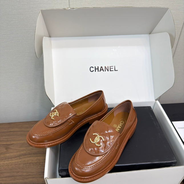 MOCCASIN 2.5 CM IN GINGERBREAD BROWN PREMIUM LAMBSKIN