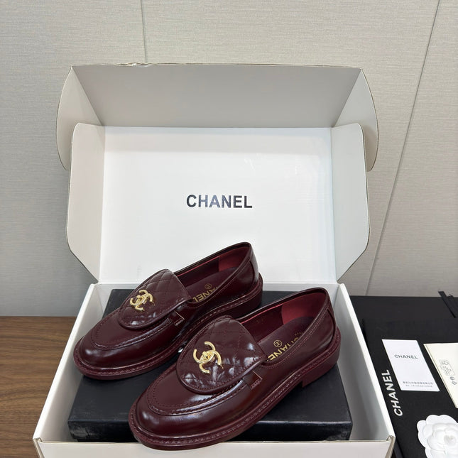 MOCCASIN 2.5 CM IN MAHOGANY RED PREMIUM LAMBSKIN