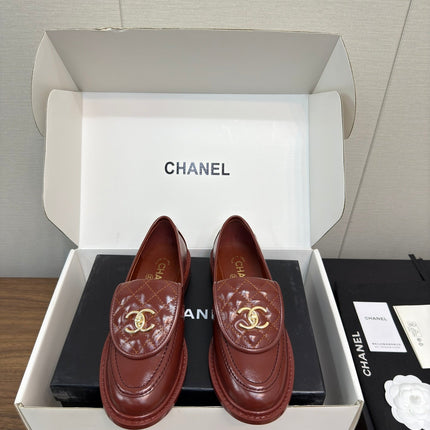 MOCCASIN 2.5 CM IN JAM RED PREMIUM LAMBSKIN