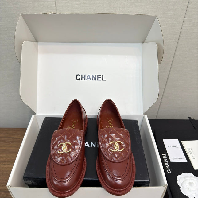 MOCCASIN 2.5 CM IN JAM RED PREMIUM LAMBSKIN