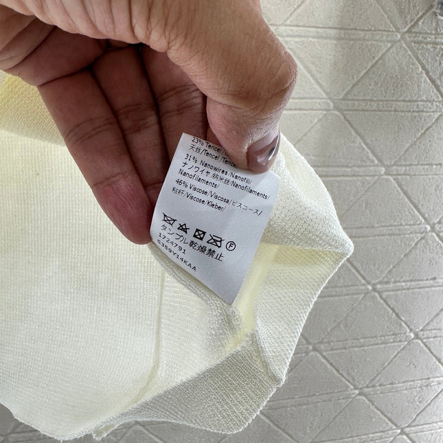 Loewe 25 T-Shirt V-Neck White Cotton