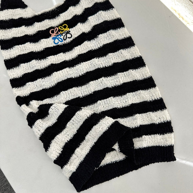 LW 25S HALTER NECK KNIT TOP 265542