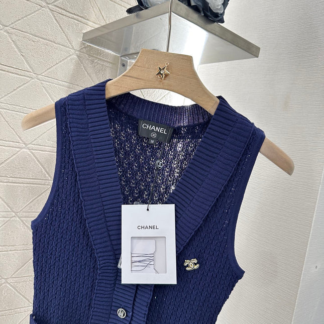 CHANEL 25S ACCORDION-KNIT BLAZER 265525