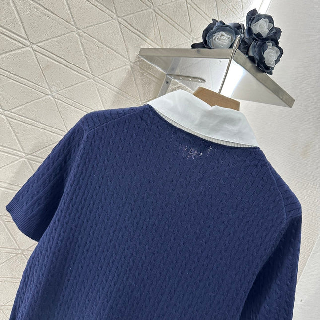 MIU 25S TWO PIECE KNIT JACKET 265536