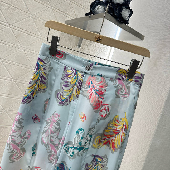 CHANEL 25S SEQUIN EMBELLISHED SHIRT DRESS SET 265579