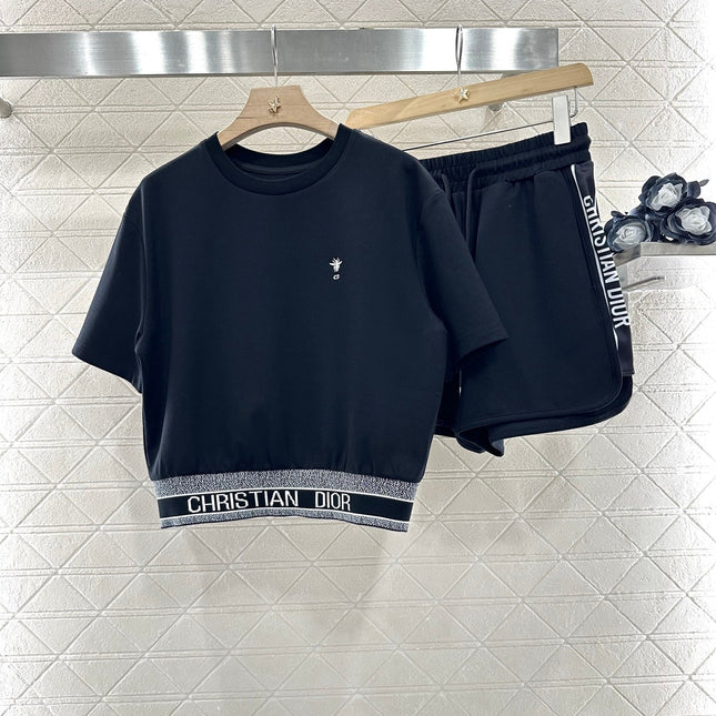 DIOR SHORT SLEEVE SET 25S IN COTTON 265645