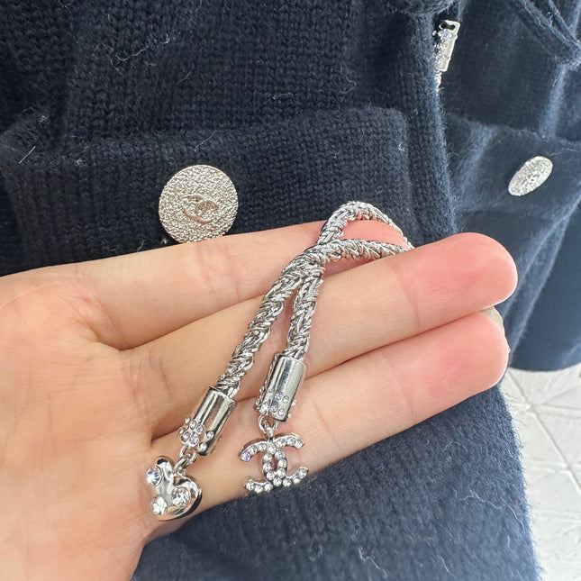 CHANEL DRAWSTRING KNIT CARDIGAN 272297