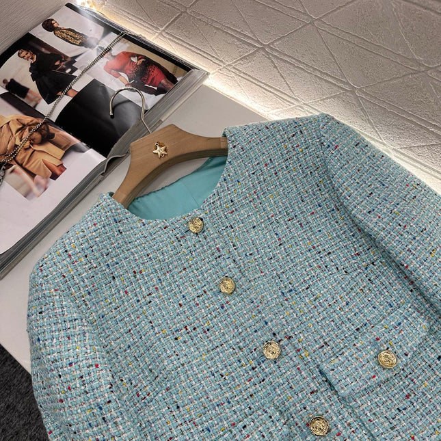 CHANEL MULTICOLOR KNITTED CARDIGAN 276610