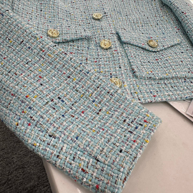 CHANEL MULTICOLOR KNITTED CARDIGAN 276610