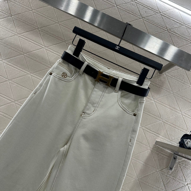 HERMES 25S STRAIGHT-LEG JEANS 083