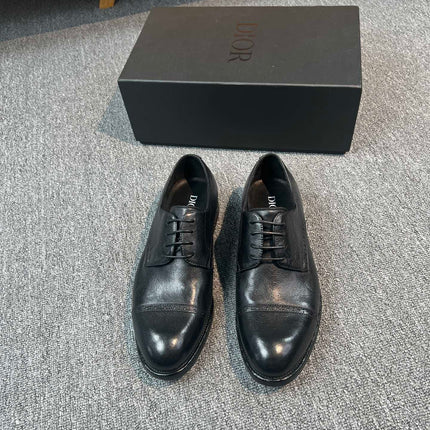 CD TIMELESS OXFORD BLACK EMBOSSED CALFSKIN