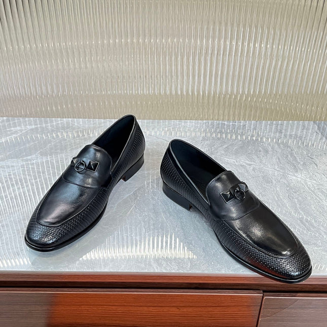 HM DESTIN LOAFER BLACK CALFSKIN