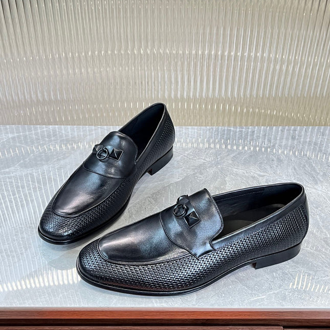 HM DESTIN LOAFER BLACK CALFSKIN