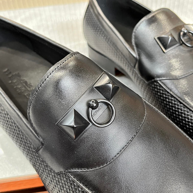 HM DESTIN LOAFER BLACK CALFSKIN