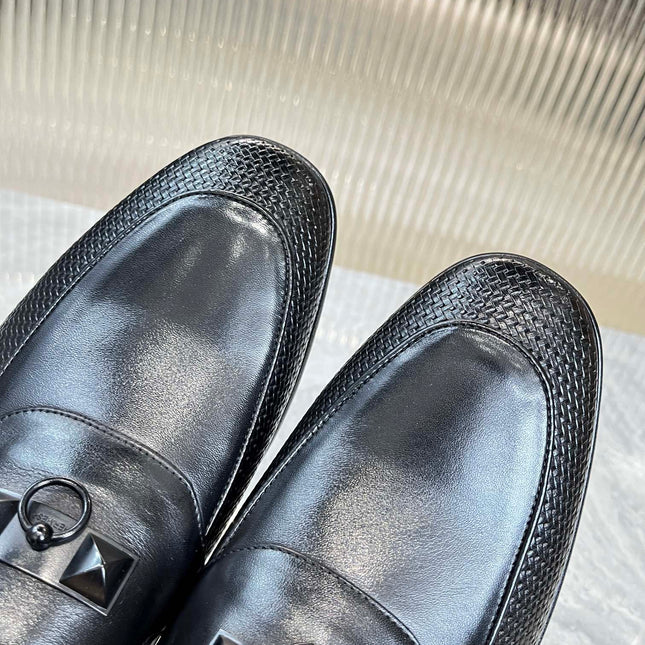 HM DESTIN LOAFER BLACK CALFSKIN