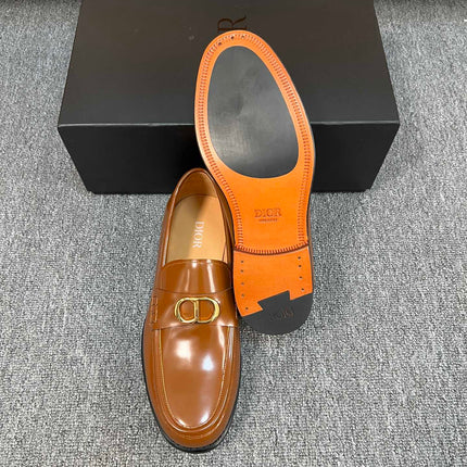 CD SYMBOL GRANVILLE LOAFER BRONZE CALFSKIN