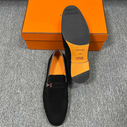 HM GIOVANNI LOAFER BLACK SUEDE