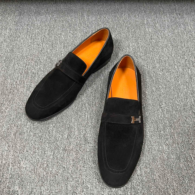 HM GIOVANNI LOAFER BLACK SUEDE