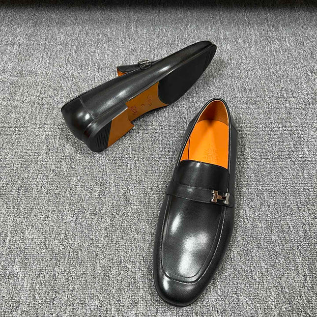 HM GIOVANNI LOAFER BLACK LAMBSKIN