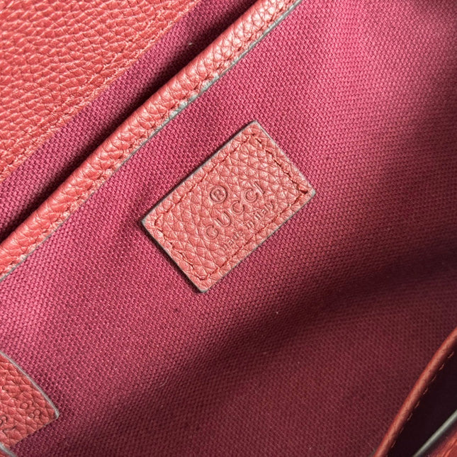 SMALL JACKIE TOTE 24 IN BURGUNDY LAMBSKIN