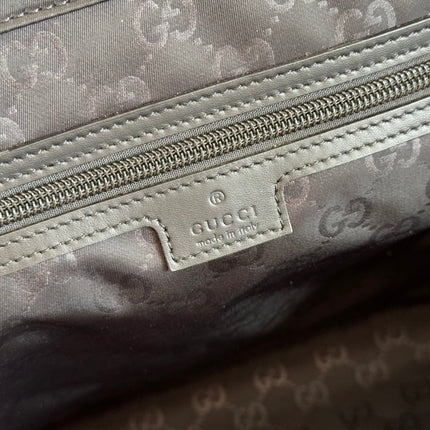 WEB STRIPE-STRAP TOTE BAG 45 IN BLACK CANVAS