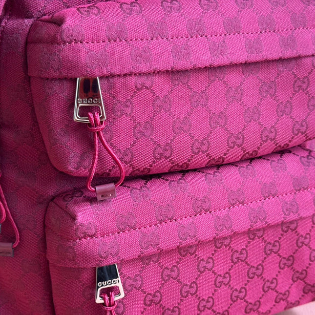 MEDIUM BACKPACK 40 IN ROSSO ANCORA RED GG CANVAS