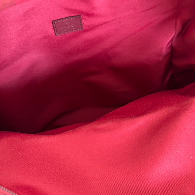 MEDIUM BACKPACK 40 IN ROSSO ANCORA RED GG CANVAS