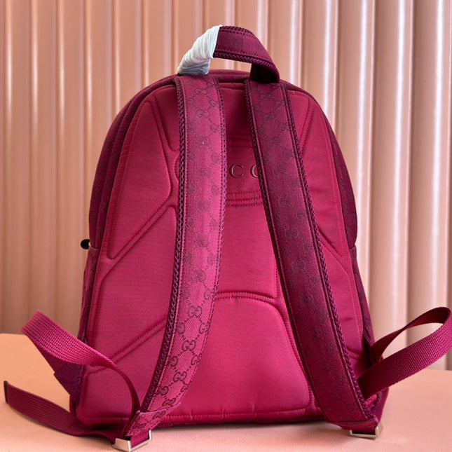 MEDIUM BACKPACK 40 IN ROSSO ANCORA RED GG CANVAS