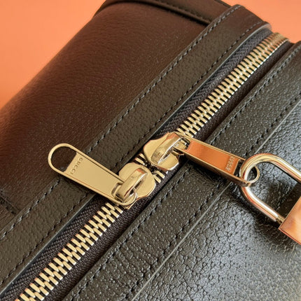 JUMBO MEDIUM DUFFLE 44 IN EXTRA DARK GREEN GG CALFSKIN