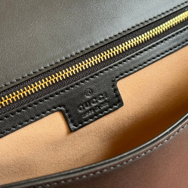 BLONDIE LARGE TOP HANDLE BAG 32 IN NATURAL COTTON LINEN CANVAS BLACK CALFSKIN